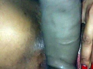 hidden fantasy unfolds as ebony couple explores dildo play and drilling