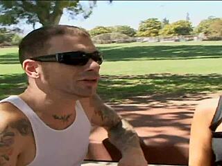 Sarah jessie isn't happy with her husband's cock, so she's getting licked and jerked in bed 😏