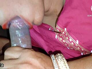 Hot Indian desi step brother-in-law bangs sister-in-law in steamy bedroom sex.