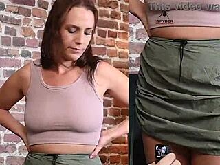 man, alisha adams showing off outfits and getting her boobs taped for us!