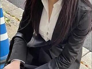 Japanese Office Lady Seduced for Private Hotel Sex and Raw Footage