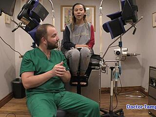 Dr. Tampa performs Kalani Luana's yearly physical in Florida