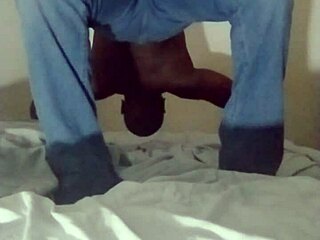 My New White Bed and Masturbating in Squid Position as Needed