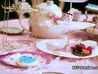 hey, tea party turns wild with a wonderland foursome