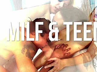 Blondy Milf Starts Lesbian Sex Without Husbands