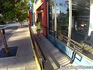 Fucking Glasses: Petite Norah Nova's Teen Fashion Fuck Session