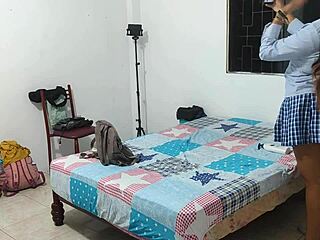 Curious student at 18 explores a wild side with big assets