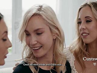 Dive Into the Wild Lesbian Orgy House at Cuntsway for Raw Action