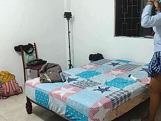 Curious student at 18 explores a wild side with big assets