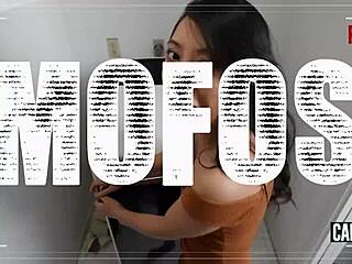 Mofos - Julie Jess catches Ari Silver watching porn and starts their own anal video.