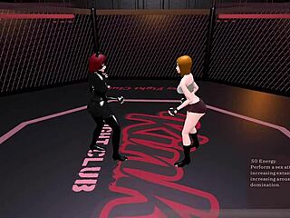 Kinky sex fight erupts in rough match with wild domination