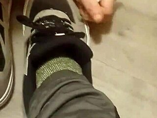 Friend Enjoys Trashing My Sneakers With Fun