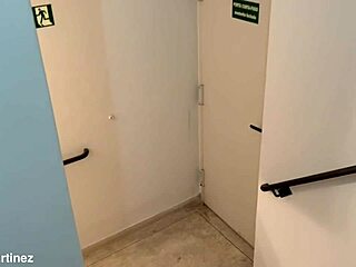 Hey, perola martinez is fucking hard and milking on those stairs