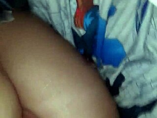 In this amateur video, he fucks his girlfriend's big ass until she squirts wetly