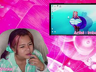 anime babes inflating, exotiqfox goonin with solo hentai reaction