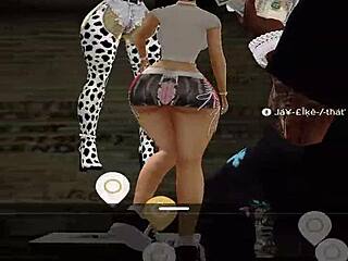 파티에서 큰 엉덩이 라티나 년이 트워킹하며 자위 지시해줘