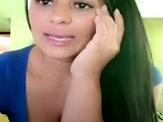 Hot Colombian In Public