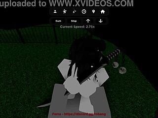 Emo slut gets fucked hard in roblox condo with big ass and tits