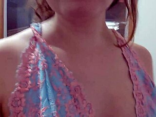 Woman Prepares For Live Broadcast!