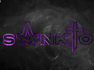 sanktor - submissive slut gags on long dildo in extreme deepthroat