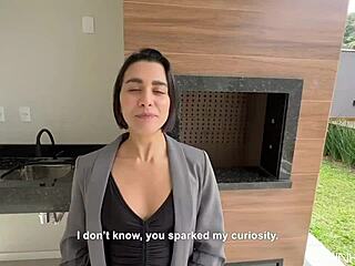 아름다운 부동산 에이전트, 딜 클로징 스킬 시연