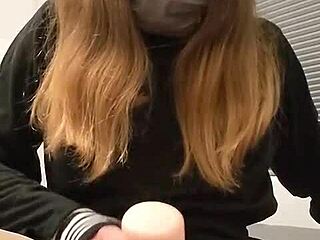 Transgirl Goes Wild with Fleshlight in Full Solo Video