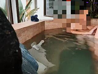 Wife consoling husband's friend in a steamy way