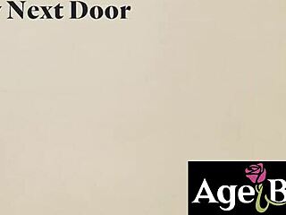 Older Woman Gags On Young Man!