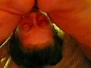 she swallows my cock with deepthroat and gagging