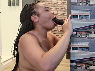 Super Sloppy Deepthroat With Dildo, Spitting And Toys