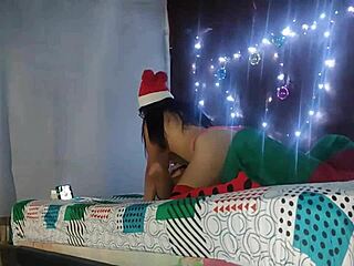 Arab Christmas Sex with Spartan Beard Man and Sexy Stepmother While Husband’s Away