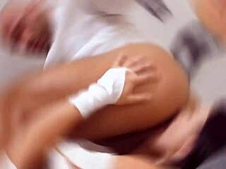 rim4k detailed ass licking on the sofa with european couple, blonde beauty rimming fetish