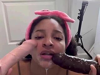 Foxybrown20 Teasers With Sloppy Black Ebony And Big Tits