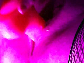 Squirting on my pink dildo while wearing stockings 😍