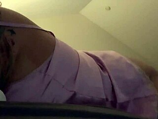 Feeling So Wild with My Pink Satin Orgasm at Home