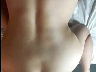 Homemade Couple Enjoys Intimate Moments with Big Asses.