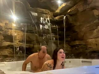 The couple enjoys their honeymoon at the hotel, with the wife riding passionately