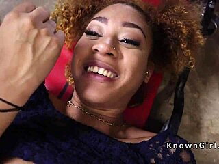 ebony spinner bangs big cock in shop 😈