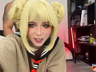 yay, himiko toga’s hairy pussy gets first sex and creampie at 18! 🎉