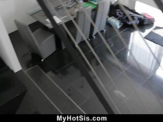 What did step sis do to keep stepbro quiet?