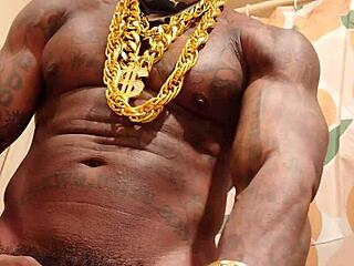 worshipping that huge hairy black cock with hallelujah johnson