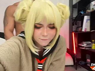 yay, himiko toga’s hairy pussy gets first sex and creampie at 18! 🎉