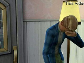 Sims4 Porn: เมียหื่นรับ BBC ยักษ์ใน interracial รุนแรง เธอทนไม่ไหว!