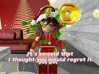 Kunjungi teman di musim dingin buat aksi pantat gede panas