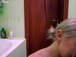 Old hairy dude receives blowjob from beauty