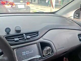 wife in collar takes big cock at public party