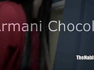 Chocolate Sexy Armani Gets Fucked By Hairy Arab!