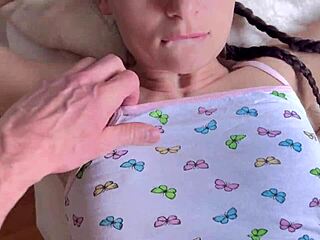 Stepbrother caught me masturbating and drilled me hard