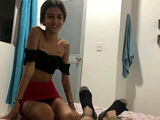 Stepsister Pays Silence With Blowjob And Hard Fuck