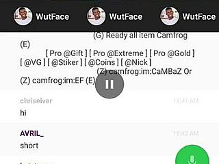 Camfrog show girl part 1